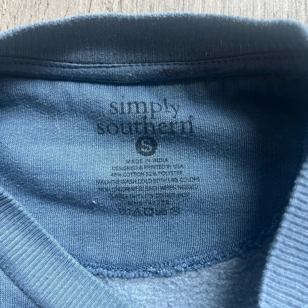 Simply Southern Denim Blue Pullover - Picture 3 of 4